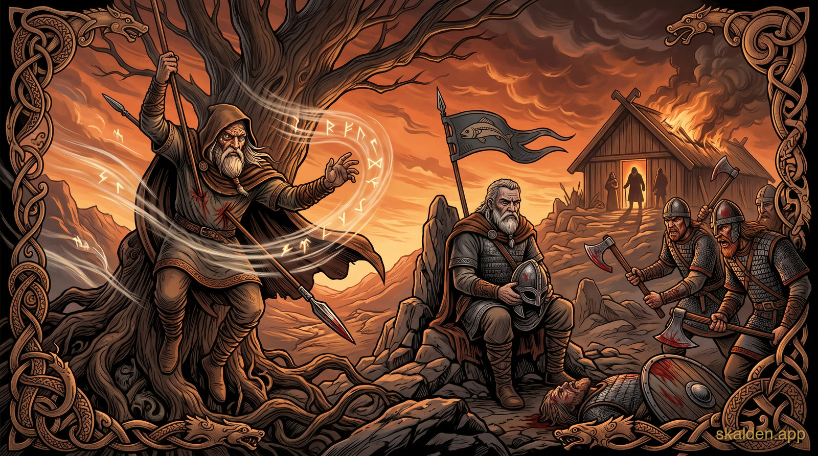 What do the sagas teach about patience?